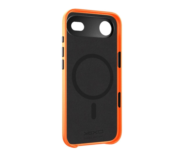 YAXO Leather Gear Slim Case MagSafe iPhone 17 Air Magma Orange - 1455891 - zdjęcie 3